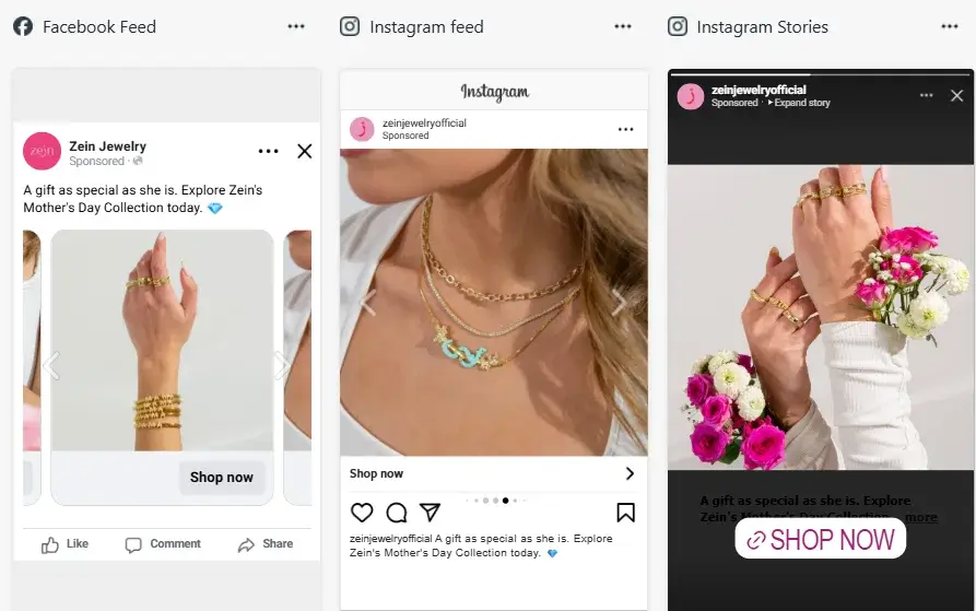 Zein Jewels — Mother's Day Magic: How Meta Ads Boosted Zein Jewels' Sales